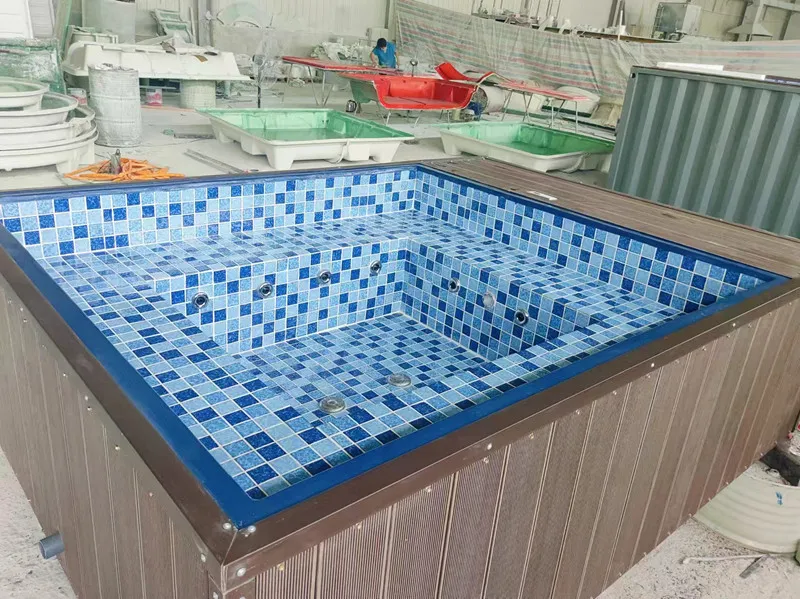 New fiberglass swimming pools are favored